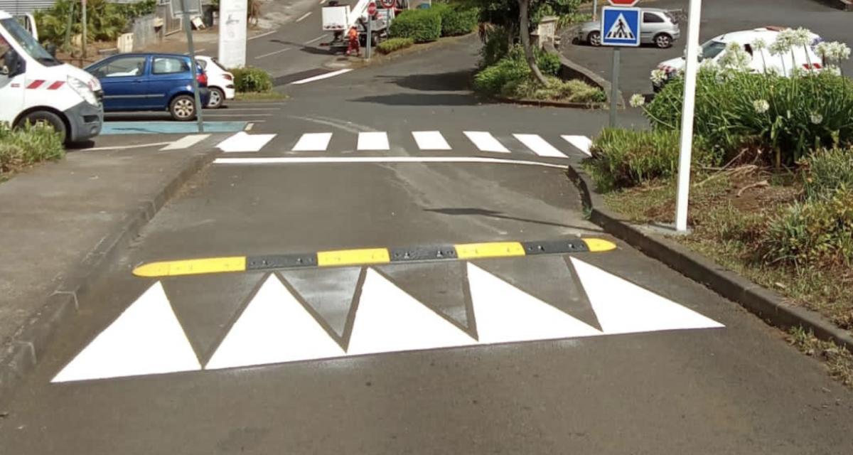 Vol de ralentisseur : qui a piqué le dos-d'âne devant l'école de Saint-Leu ?