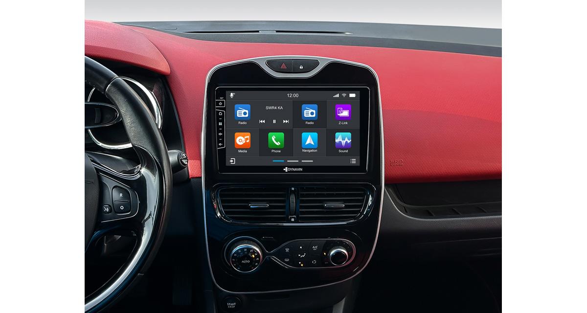 Dynavin propose un autoradio CarPlay et Android Auto pour la Clio 4