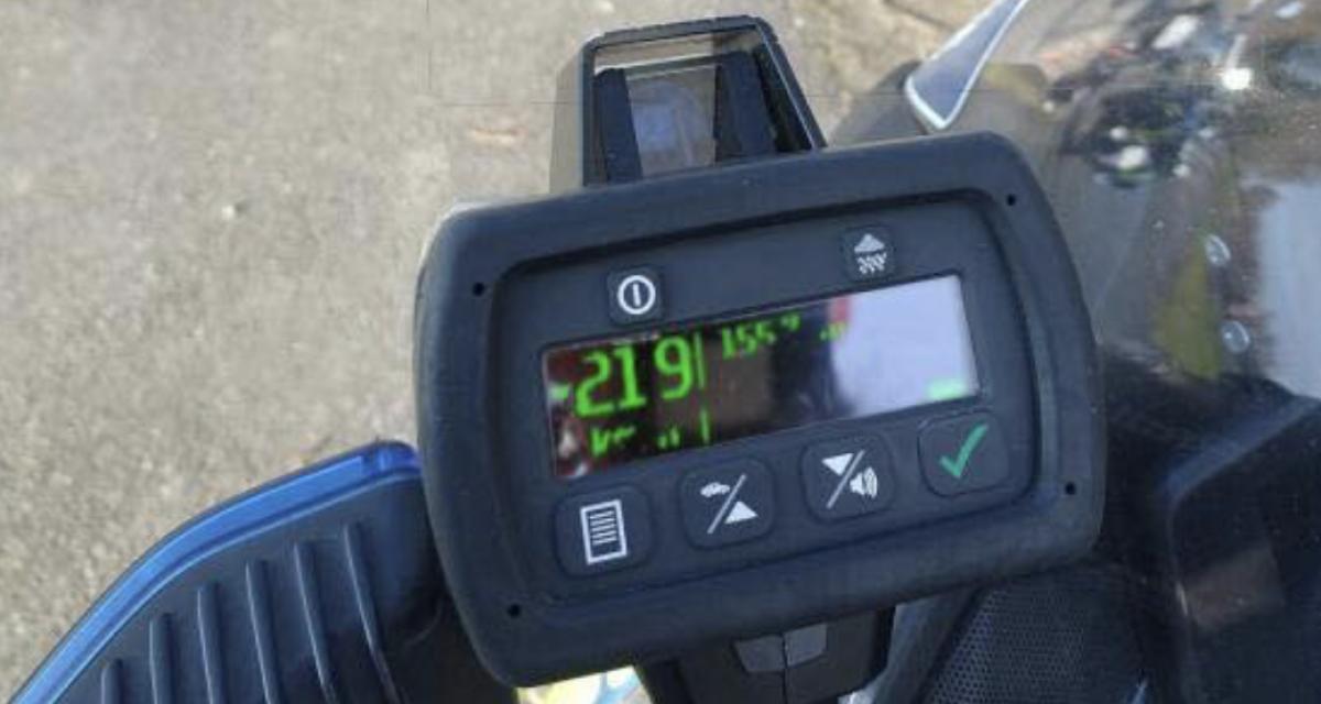 Flashé à 219km/h sur une départementale, il est le premier excès d'une longue série pour les gendarmes