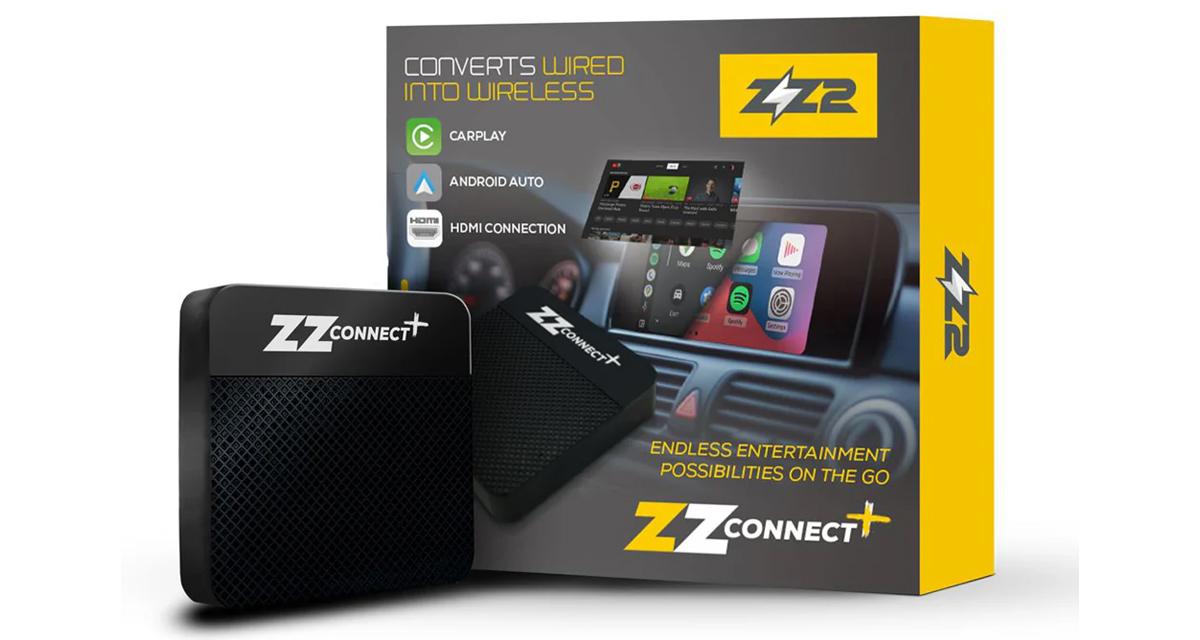 ZZ2 propose une interface multimédia pour ajouter TV et CarPlay Wireless sur un autoradio d'origine