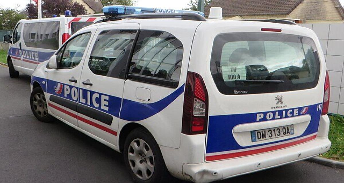 Course-poursuite infernale en Île-de-France : un mineur en BMW stoppé par une herse, quatre voitures de police hors service