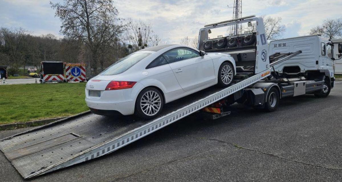 Flashé en grand excès de vitesse au volant de son Audi TT, ce conducteur est le champion d'un week-end chargé