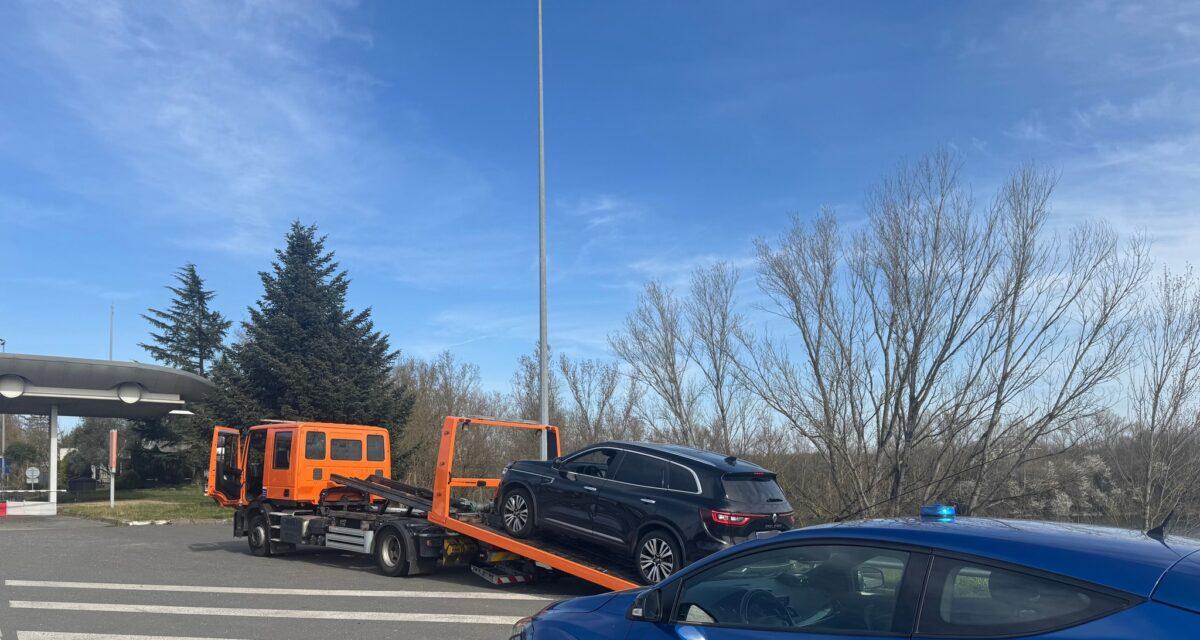 204 km/h sur l'A62 : la folle fuite de ce Renault Koleos, stoppé par une Mégane RS des gendarmes, finit par une amende salée de 1 500 ¬ !