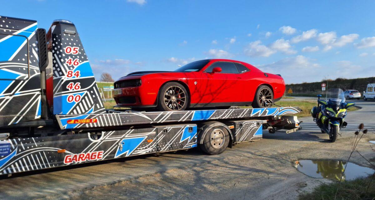 L'ivresse de la vitesse : cette Dodge Challenger a été flashée non loin des 200 km/h