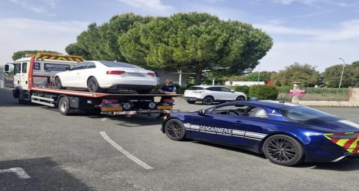 Course-poursuite sous haute tension : l'Audi A5 défie la loi, l'Alpine A110 répond à l'appel