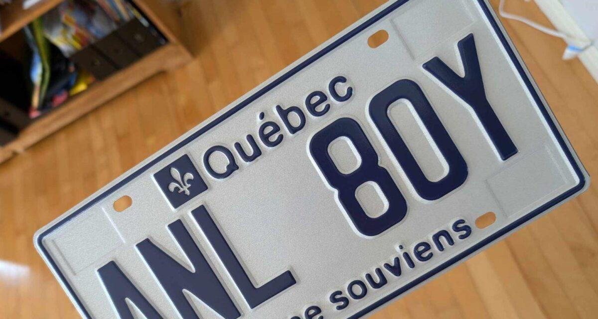 Insolite : il reçoit une plaque d’immatriculation aux allures de message obscène