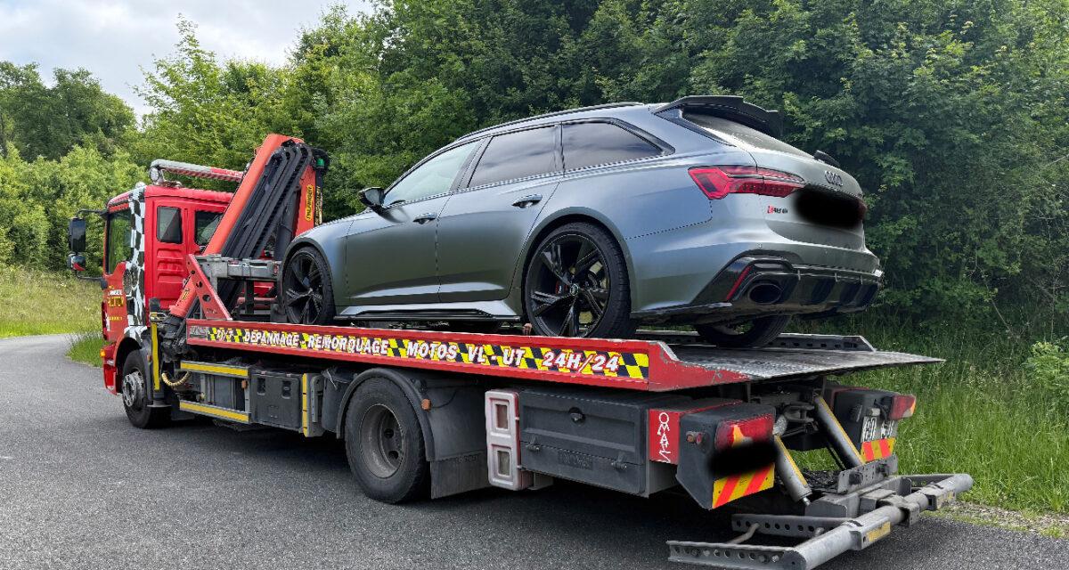 À 213 km/h sur l'A77 : quand une Audi RS6 confond la route avec un circuit de course