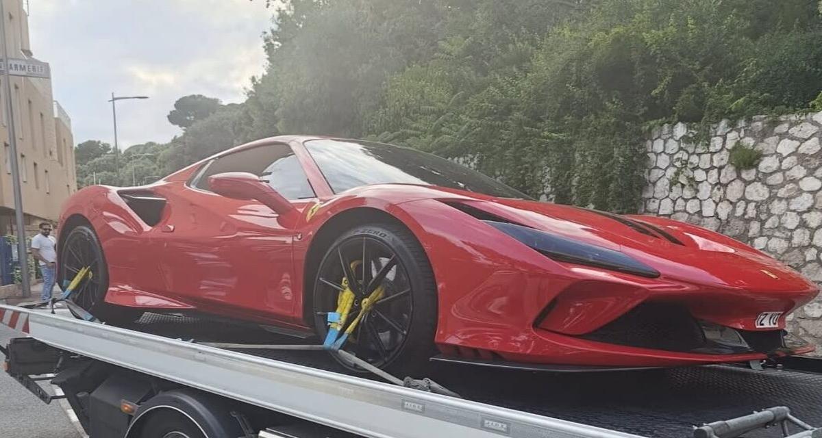 Il profite mal de son week-end... et termine hors-jeu : une Ferrari F8 saisie après un contrôle explosif