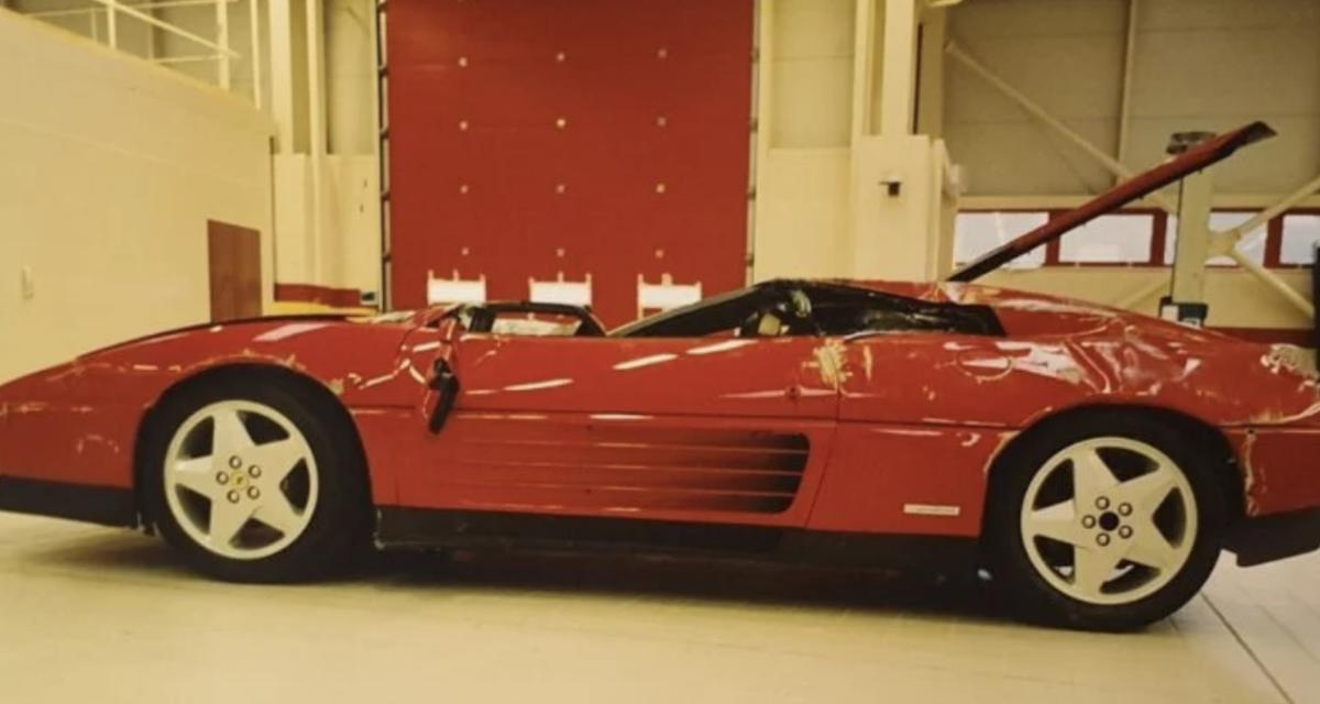 Retournée deux fois en deux livraisons avant même de rouler, l'incroyable histoire d'une Ferrari 348