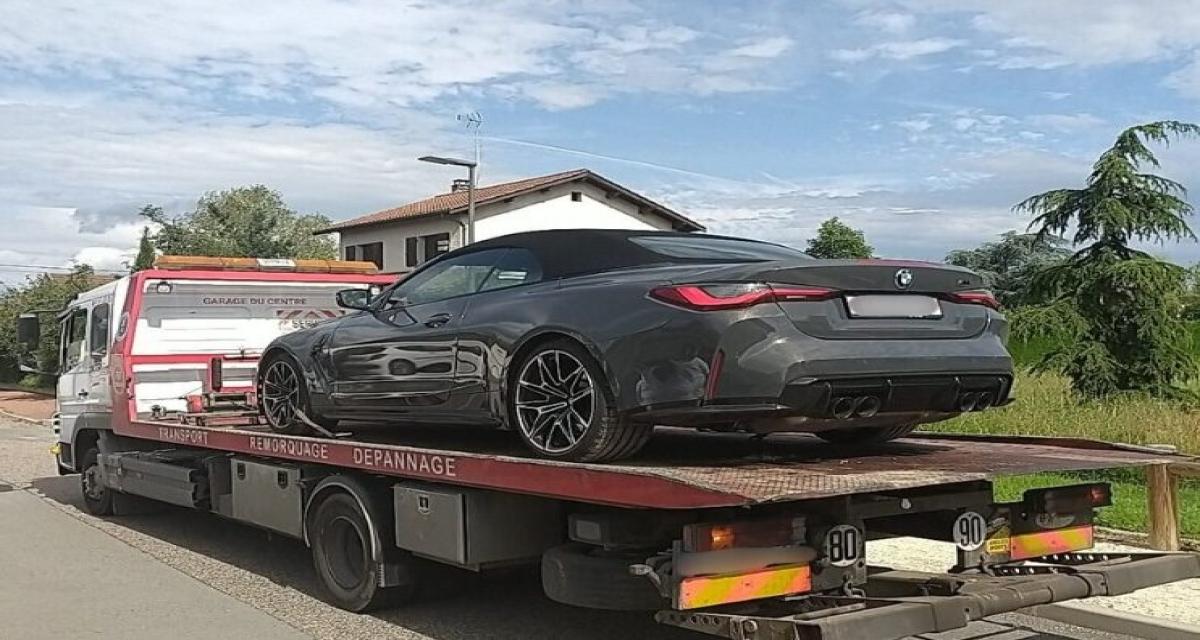 BMW M4 Cabriolet : une beauté stoppée net en plein rodéo urbain
