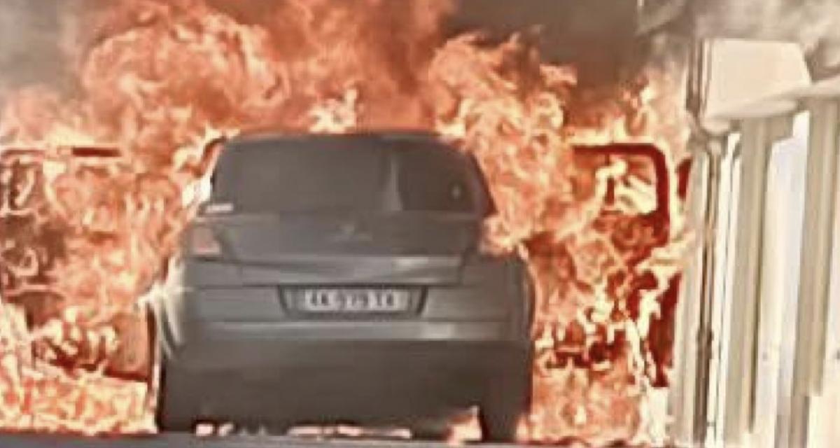 Leur voiture prend feu en partant pique-niquer : cinq personnes, dont deux bébés, échappent au pire