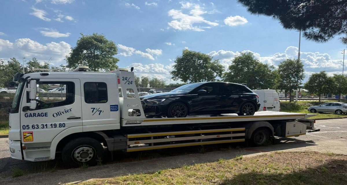 Flashé à 191 km/h : sa RS3 de location finit à la fourrière quelques heures après sa prise en main