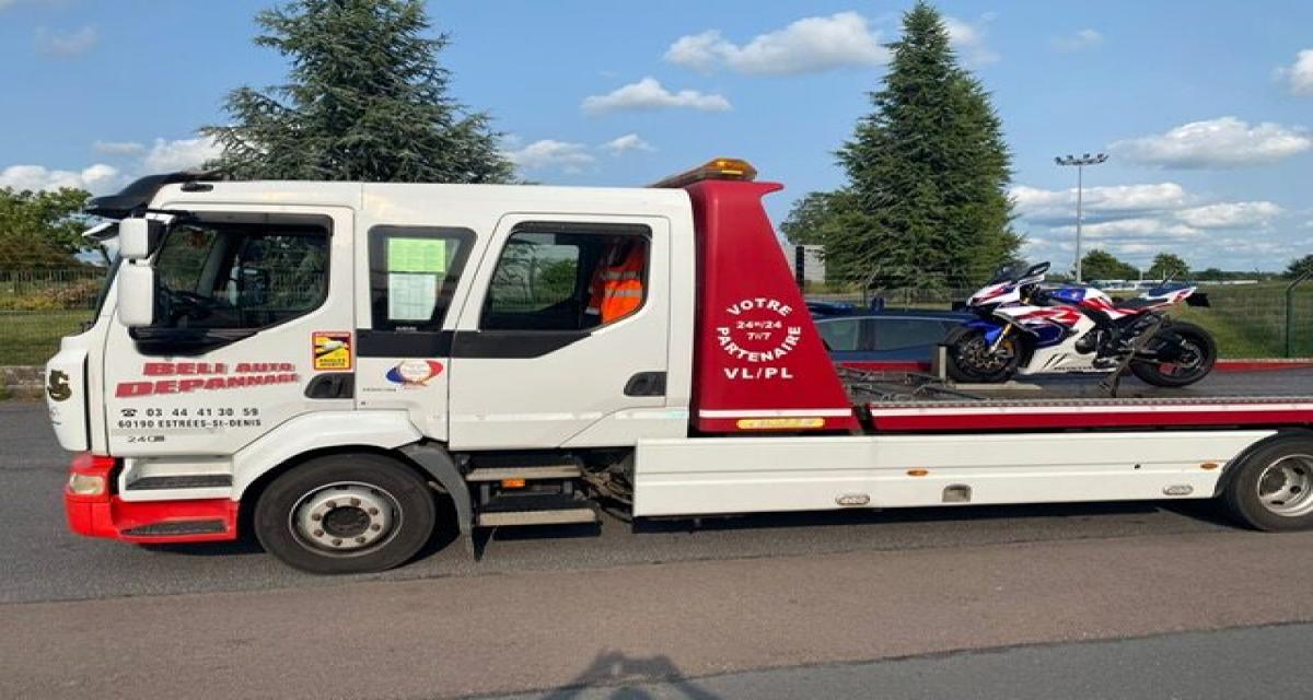 Un motard flashé à 218 km/h sur la RN31 au guidon de sa Honda CBR 1000