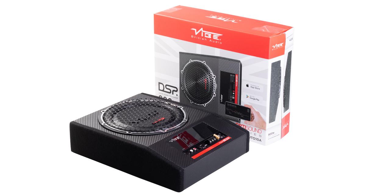 Vibe Audio commercialise un caisson extraplat intégrant un ampli DSP