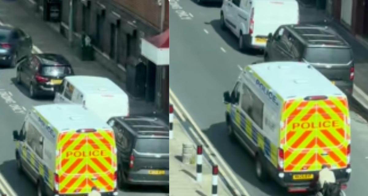 Un homme en fauteuil roulant s'agrippe à un fourgon de police sur 200 mètres (vidéo)