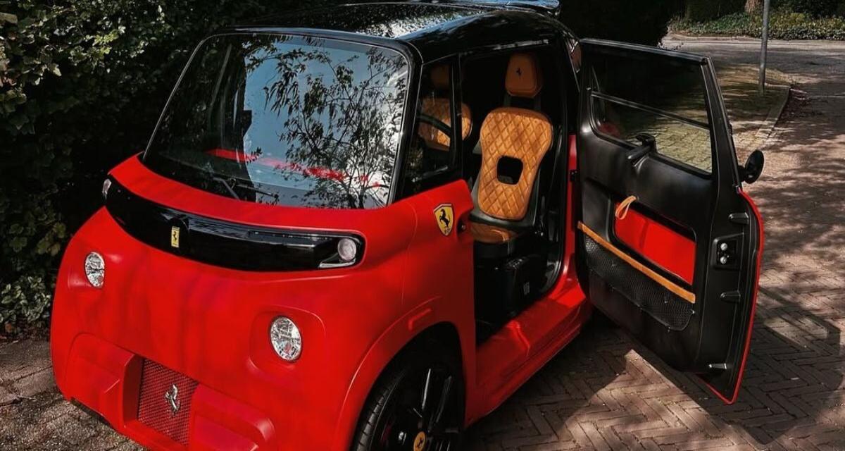 Il se fait une Ferrari à 8 000 ¬ en déguisant sa Citroën Ami