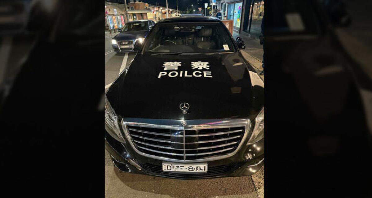 Il trafique sa Mercedes pour imiter un véhicule officiel... et finit au tribunal