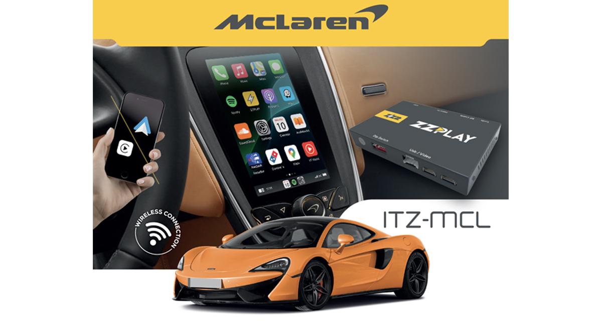 ZZ2 dévoile une interface CarPlay pour les McLaren