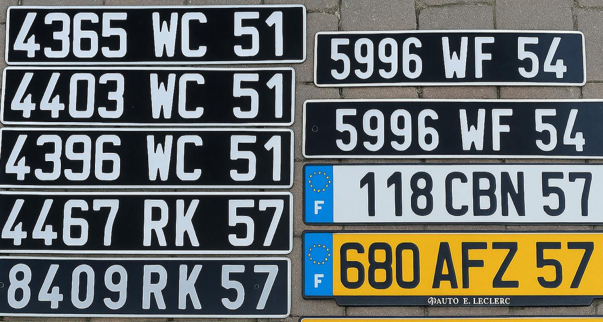 Que signifient réellement les plaques d'immatriculation rouges, noires ou vertes ?