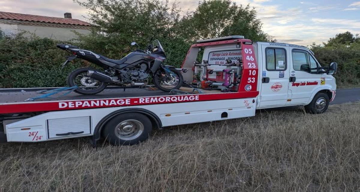 Il roulait à 180 km/h pour ne pas être mouillé... mais c'est son permis qui a pris l'eau
