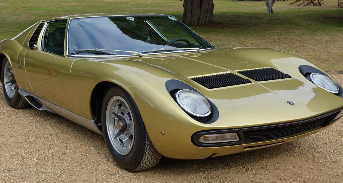 Une Lamborghini Miura S ressurgit d'un mur après 40 ans de silence