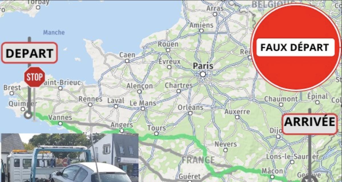Totalement ivre au volant, il voulait parcourir plus de 1000 km, il n'en a fait que 10... Direction le commissariat