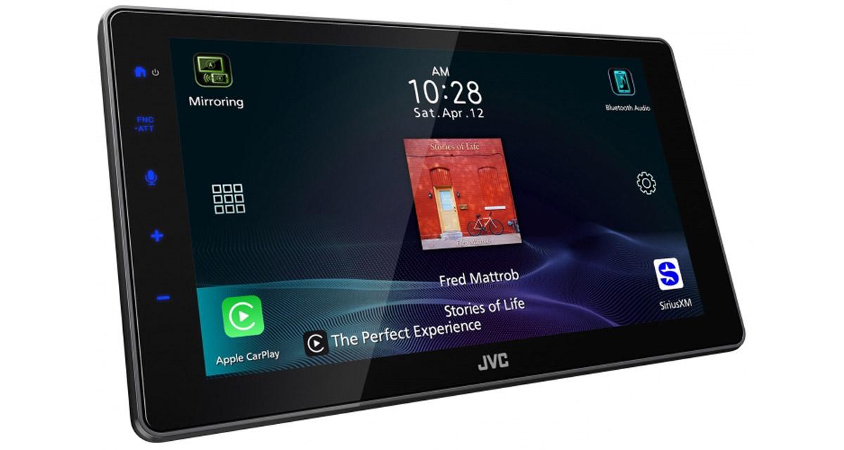 JVC présente un autoradio spécial Smartphone à grand écran