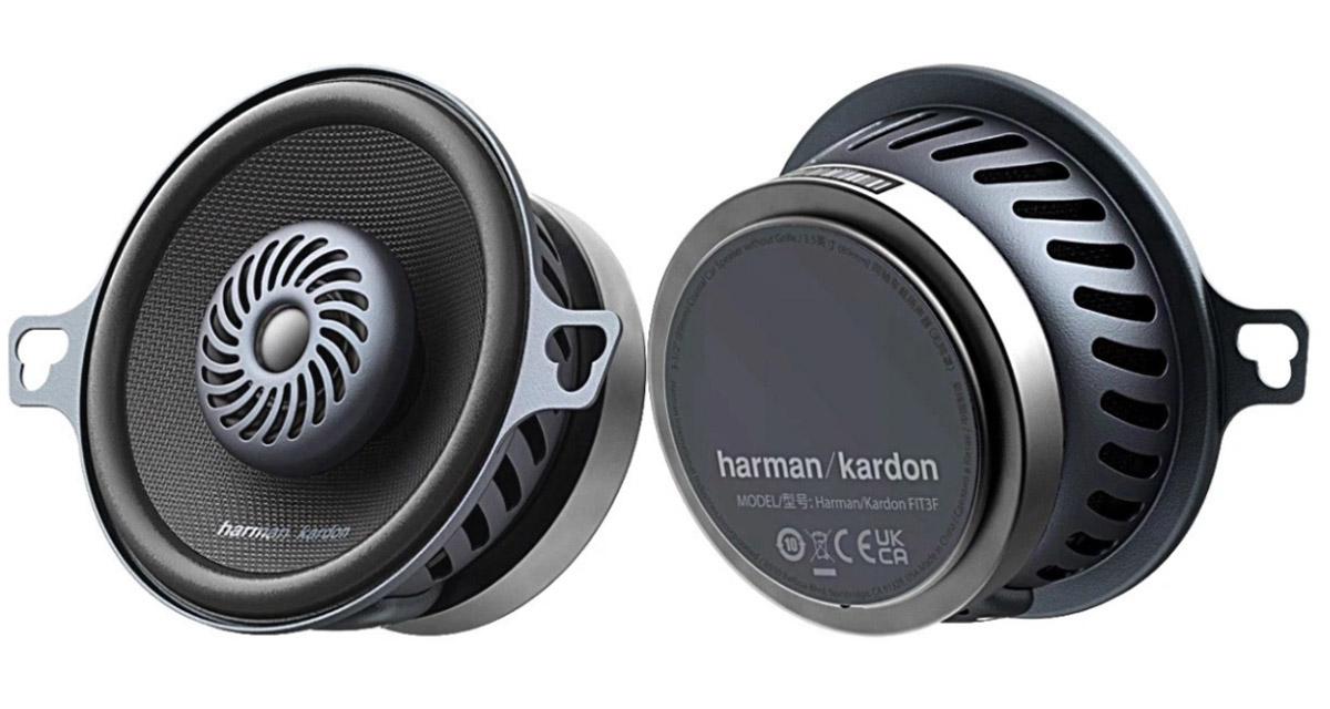 Une paire de coaxiaux 2 voies idéale pour la VW Golf 2 chez Harman Kardon