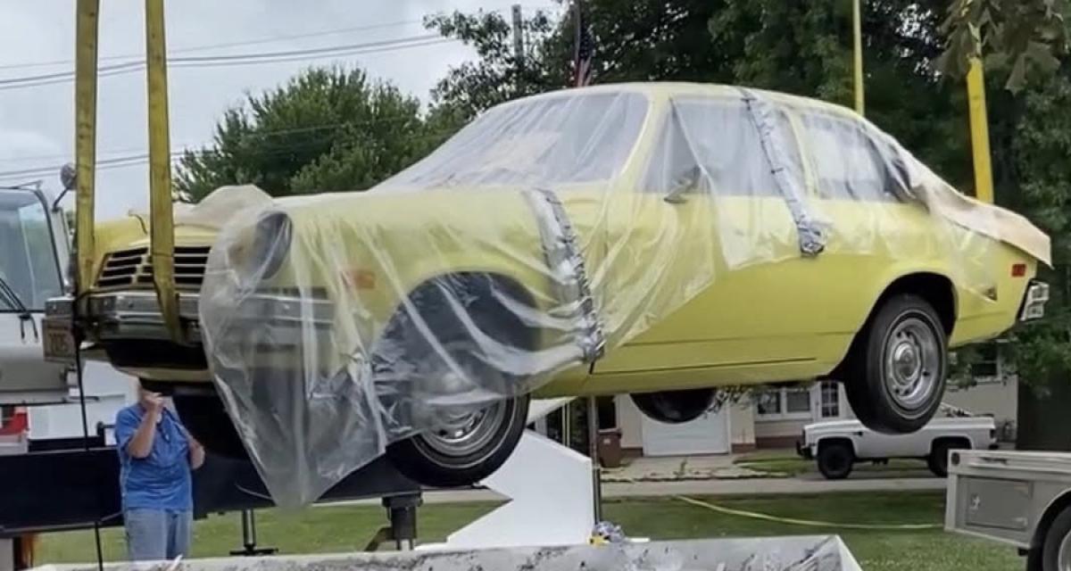 Une Chevrolet Vega enterrée 50 ans sort du caveau comme neuve