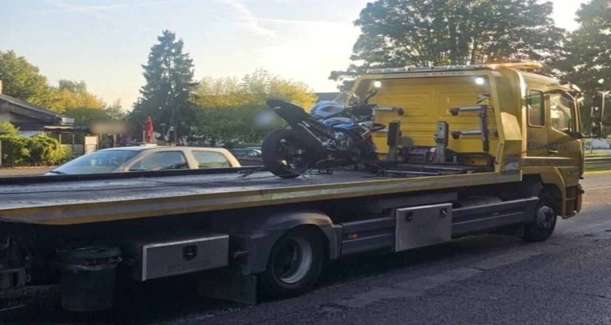 Il plante son compteur à 245 km/h... sa moto finit à la fourrière en 30 secondes