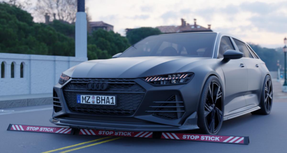 Au volant d'une voiture volée : la fuite insensée d'un jeune conducteur de 19 ans tourne court grâce à un dispositif Stop Stick