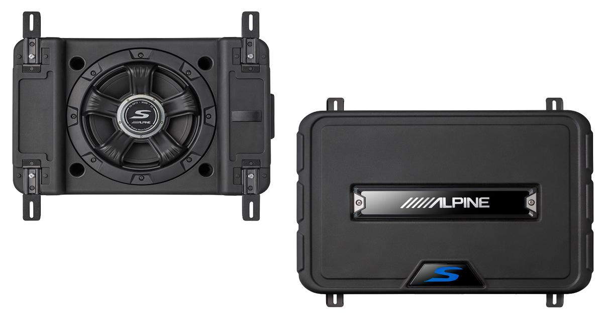 Alpine-Electronics présente un caisson de grave puissant et intégrable