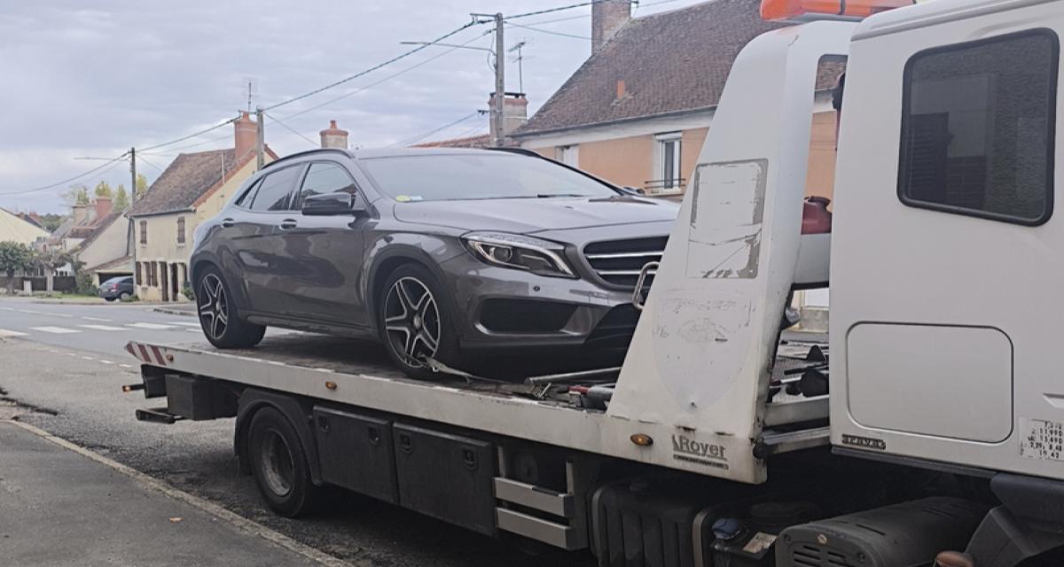 Flashé en grand excès de vitesse au volant d'une Mercedes GLA : « Encore tout faux »