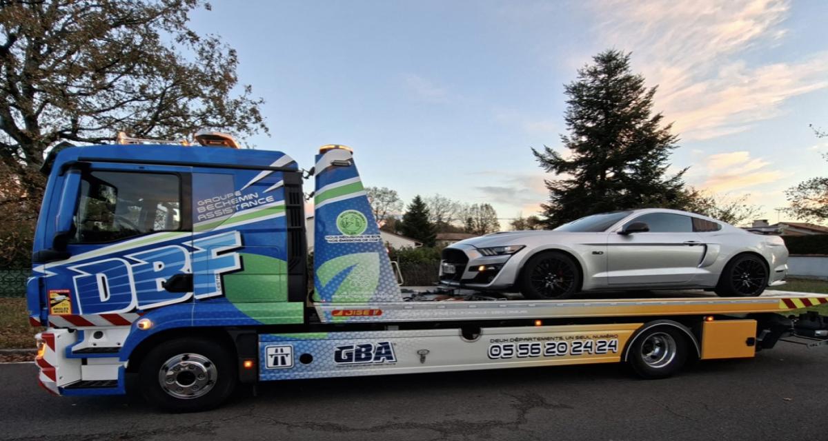 Une Ford Mustang flashée à 158 km/h sur une route départementale, il passe du galop au pas