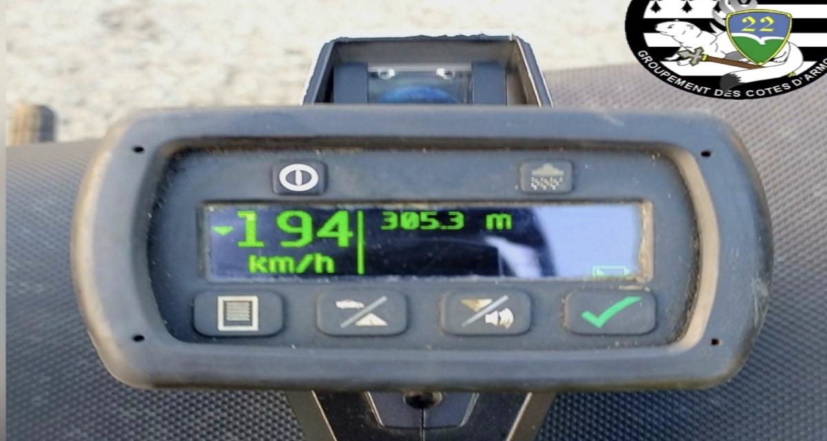 Jusqu'à 185 km/h sur une départementale, plusieurs chauffards arrêtés dans ce département