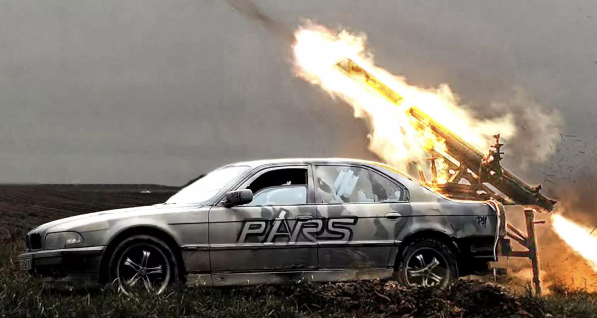 L'Ukraine transforme une BMW Série 7 en lance-roquettes de fortune contre l'armée russe