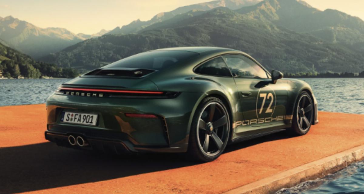 Pour acquérir cette Porsche verte, il faudra débourser... plus de 300 000 euros