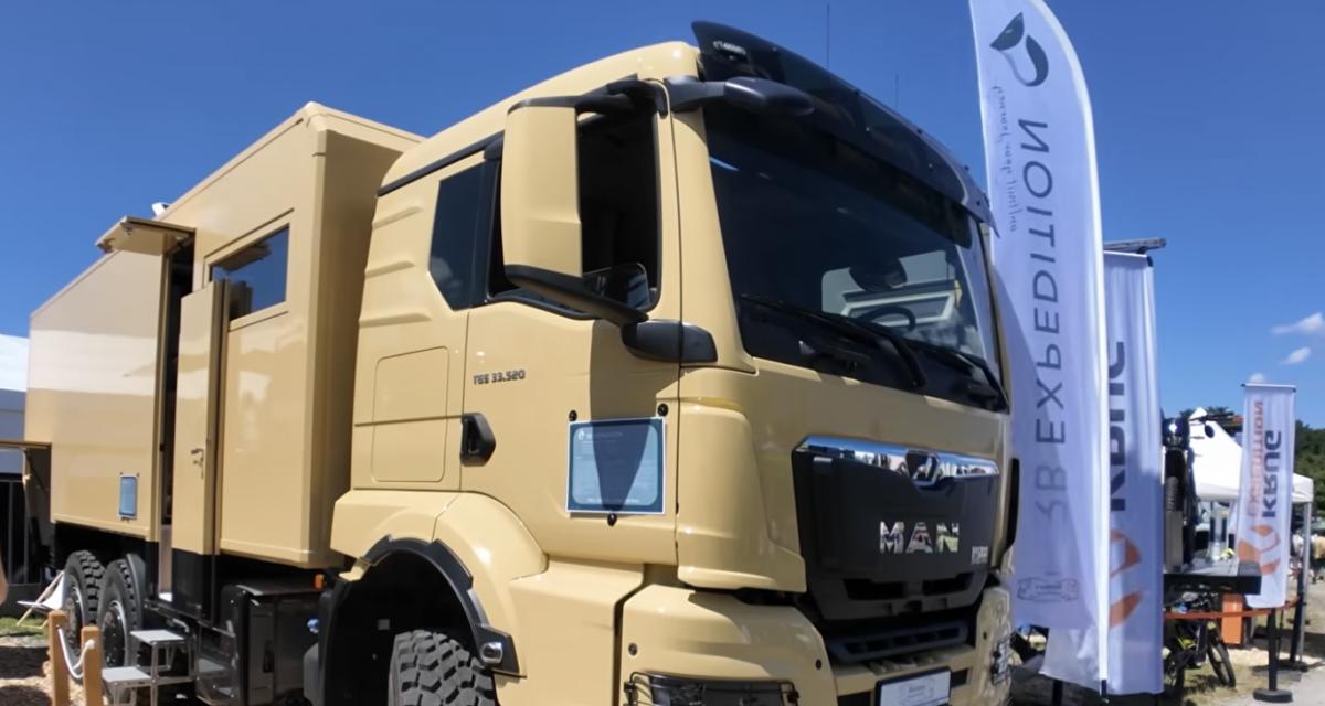 Un camping-car 6x6 à 1,57 million d'euros : 520 chevaux et un intérieur dernier cri