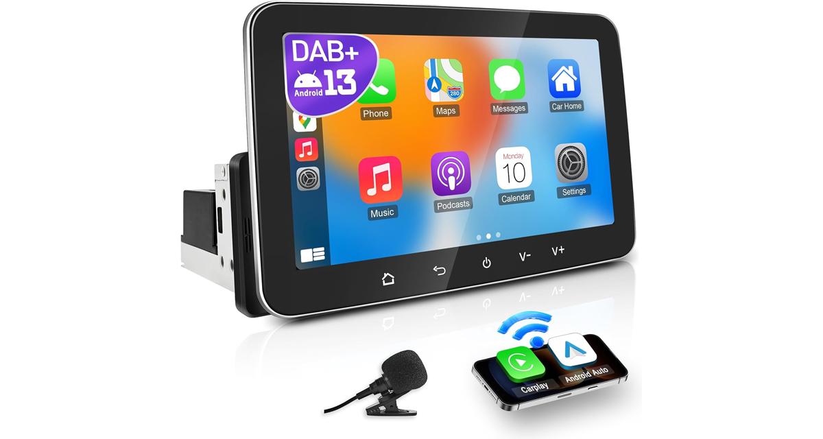 Pormido commercialise un autoradio universel connecté 1 DIN à prix attractif