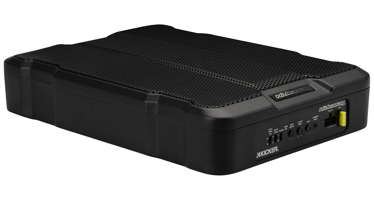 Kicker présente un nouveau caisson de grave puissant et peu encombrant
