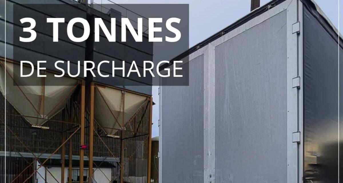 Arrêté sur la route, ce véhicule cachait une surcharge extrême de 3 tonnes de trop : une infraction qui aurait pu virer au drame pour les autres usagers