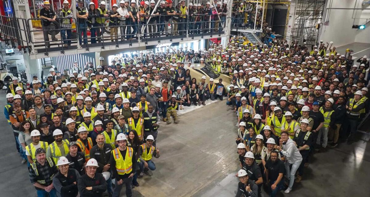 Tesla débute la production du modèle qui sera peut-être le plus important de son histoire