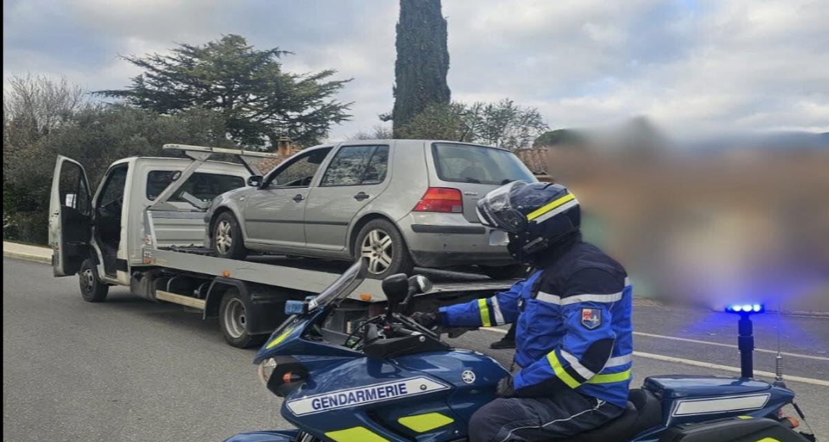 Flashé à 125 km/h au lieu de 80... et une série d'infractions : contrôle chargé pour un automobiliste