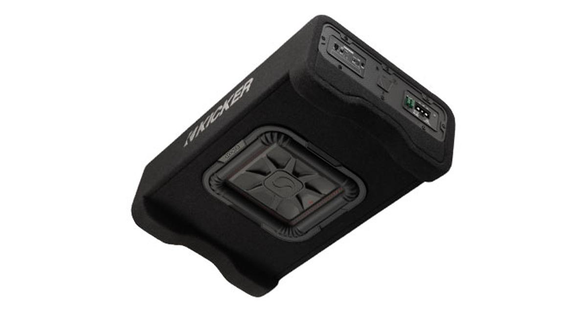 Kicker commercialise un caisson de grave actif puissant et peu encombrant