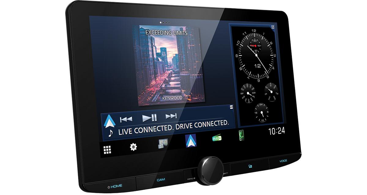 Kenwood commercialise un autoradio à grand écran en éléments séparés
