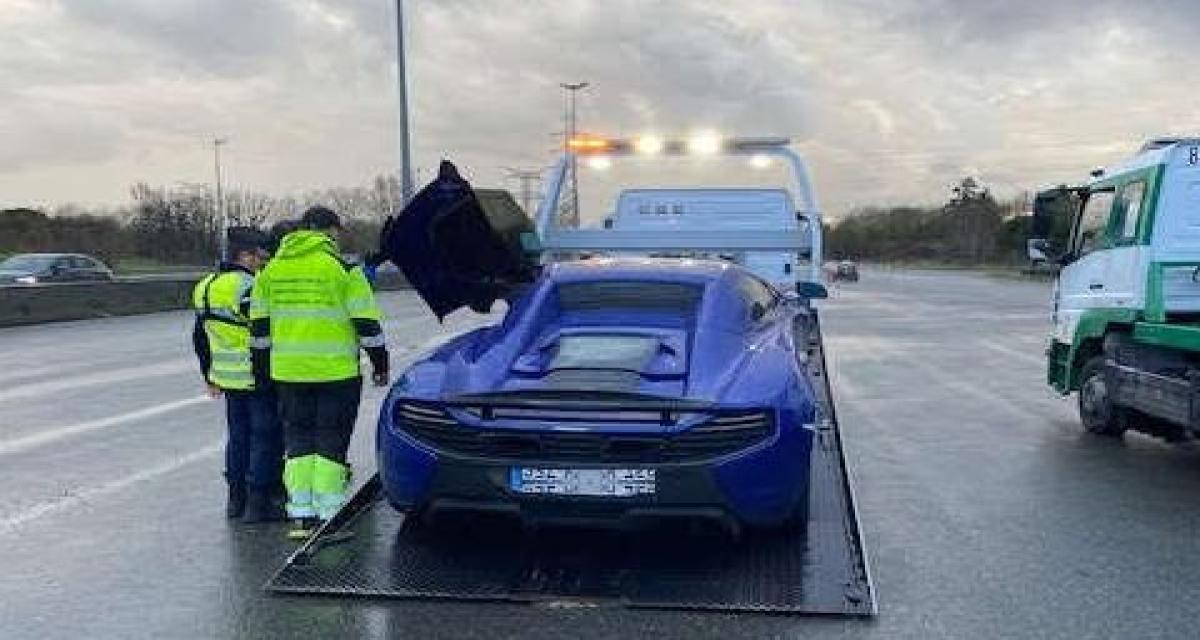 Il fonce à 155 km/h au volant d'une McLaren 650S et se fait coffrer immédiatement : la sanction est tombée, aussi rapide que son excès de vitesse