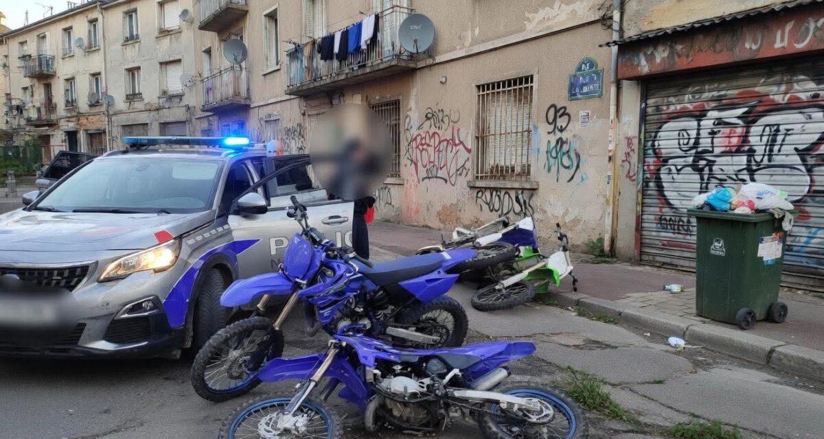 Opération coup de filet contre les rodéos : 11 motocross confisquées, beaucoup seraient volées, sans numéro ou lourdement modifiées