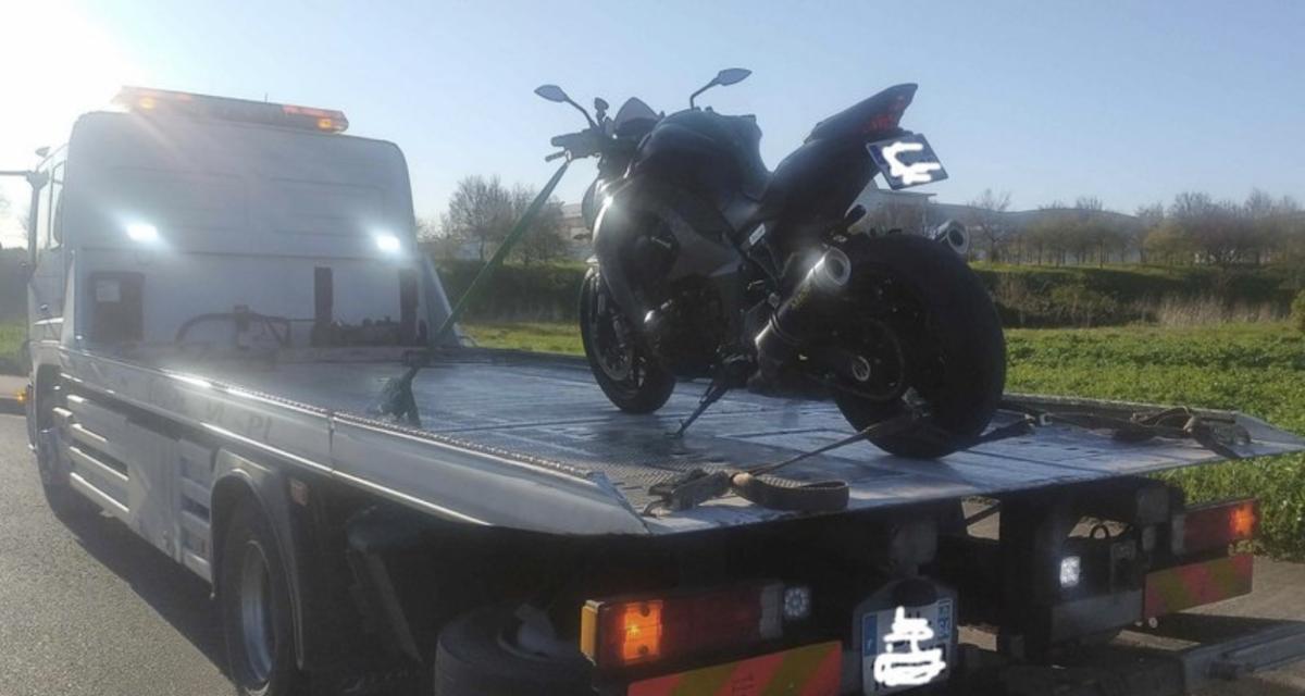 Flashé en grand excès de vitesse à plus de 180 km/h, il est contrôlé sans permis, ni assurance...