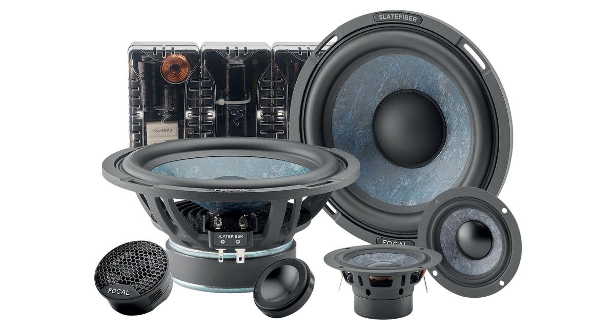 Focal dévoile un kit 3 voies très bien pensé dans sa gamme Slatefiber