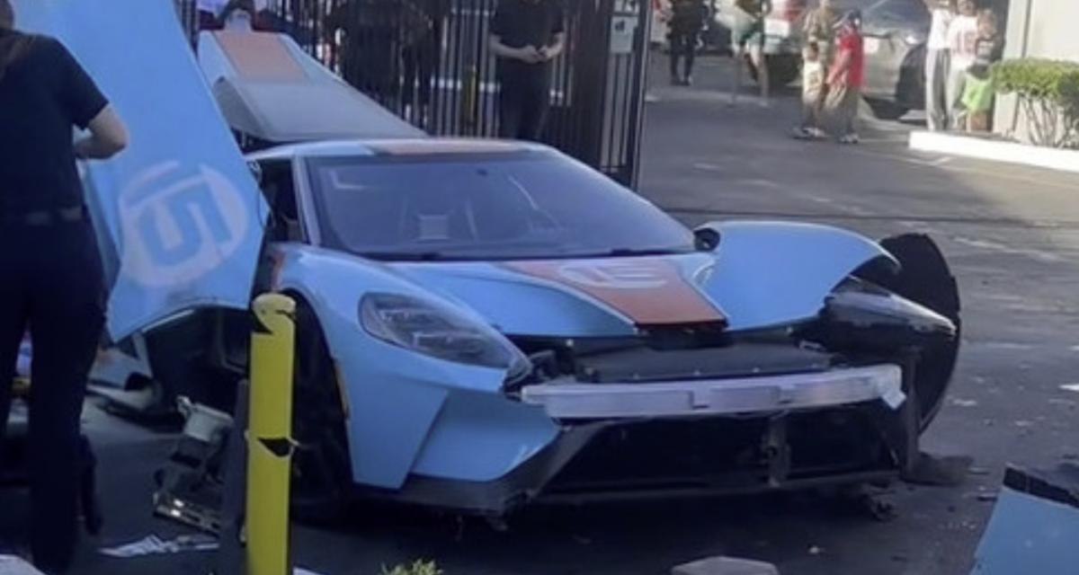 Une Ford GT à 2,5 millions de dollars détruite quelques jours après son achat